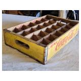 Coca-Cola Wooden Crate with Bottle Dividers