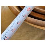 Set of Three Vintage Wooden Bowls