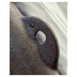 Antique Cast Iron Kitchenware Set including Corn Cob Pan, Spring Handle, and All-In-One Grater