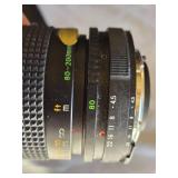 Polaroid and Digital Camera Lot including Pronto! B, Super Shooter Camera, Panasonic Cassette Player, and Soligor Lens