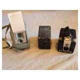 Kodak Brownie Hawkeye Camera, Ansco Flex Camera