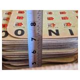 Vintage Bingo Game Cards by Gellman Brothers, Minneapolis, Minn.