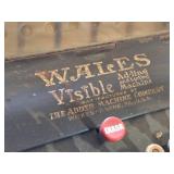 Wales Visible Adding Machine and it has patent dates ranging from 1903 to 1909
