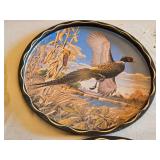Vintage Tin Wall Art and Trays with Scenic and Wildlife Designs