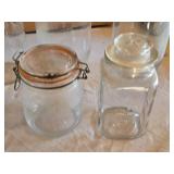 Glass Storage Jars and Containers Assortment
