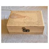 Vintage Jewelry Box with Assorted Costume Jewelry
