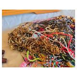 Jewelry Making Supplies, Beaded Necklaces, Bracelets with Wooden Jewelry Box