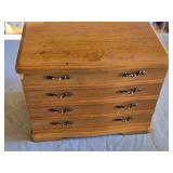 Jewelry Making Supplies, Beaded Necklaces, Bracelets with Wooden Jewelry Box