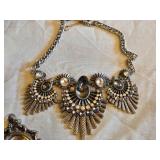 Lot of Jewelry Items including Etc! Necklace, Earrings, and Compact