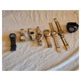 Lot of Watches including Casio Illuminator, Acola Indiglo, and Other Quartz Models