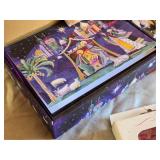 Religious Items Collection including Crosses, Rosaries, and Figurines