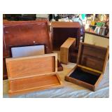 Wooden Display, Jewelry and Storage Boxes Assortment