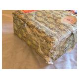 Decorative Chinese Opera Masks in Display Boxes including Guan Yu, Dou Er Dun, Wu Tian Qiu, and Yellow Mask - Approx. 4"