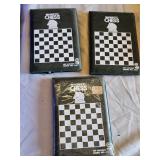 Glass Chess & Checkers Set with Magnetic Chess Sets
