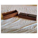 Kraft Velveeta Wooden Cheese Box and Sharpening Stones