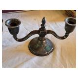 Silver Plated Candelabra Set with Excelsior EP-C Markings and Baroque Style