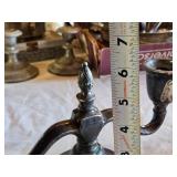 Silver Plated Candelabra Set with Excelsior EP-C Markings and Baroque Style
