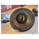 Silver Plated Candelabra Set with Excelsior EP-C Markings and Baroque Style