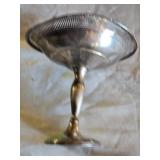 Sterling Silver Compote Dish marked "Weighted" - Unweighed