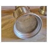 Aluminum Mugs with Handles Lot of 4 - Clear Bottoms