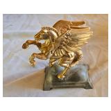 Greek Museum Copy Bust and Pegasus Figurine