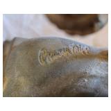 Greek Museum Copy Bust and Pegasus Figurine