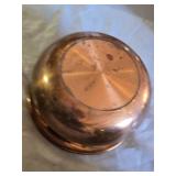 Copper and Brass Pots Set including Decorative Bowl, Container, and Spittoon