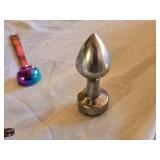 Silver and Metal Kitchenware Collection including Large Serving Bowl, Shell Dish, and Accessories