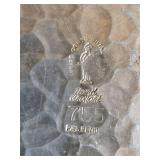 Vintage Metal Serving Trays and Platters including Continental Metal Hand Wrought 755 and Wilton Co. Tray