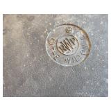 Vintage Metal Serving Trays and Platters including Continental Metal Hand Wrought 755 and Wilton Co. Tray