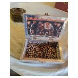 Metal Boxes including Brass Octagonal Box and Decorative Elephant Box