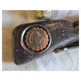 Vintage Collectible Lot including Razor, Rifle Pen, and Jewelry