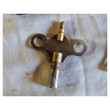 Lot of Vintage Keys, Edgewell Fingernail Clipper, Paper Clips, and Small Tools