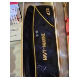 United States Military Memorabilia Collection including Hats, Flags, and DVD - Vintage Flag in Plastic