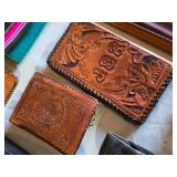 Leather Wallets and Accessories including Ray-Ban Case, Embossed Wallets, and Leather Case for Ties Maybe