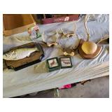 Big Mouth Billy Bass Singing Fish, Antlers, and Various Wildlife Decor Items