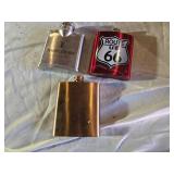 Templeton Rye and Route 66 and Unmarked Flasks