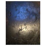 Vintage Cleaver with Wooden Handle and Stamped Blade 16-Inch Total Length