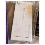 USB-C to Digital AV Multiport Adapter, Wired Keyboard, and Purple Bluetooth Keyboard