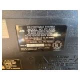 JVC CD Portable System Model PC-X200 with Speakers