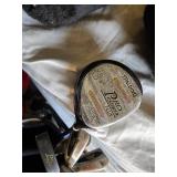 Spalding and Dunlop Golf Club Bags with Various Clubs