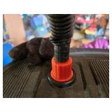 Mizuno Volleyball, Alpo Frisbee, Baton, and Mini Basketball Hoop Set, Air Pump with Broken Hose