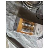 Assorted Electronics and Accessories including USB 2.0 Printer Cable, Mini FM Scanner Radio, and 8GB Flash Drive