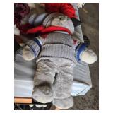 Santa Claus Decorations and Plush Bear Lot