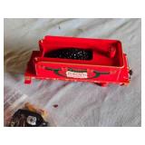 Rudolph Train Set and Accessories including Track, Figures, and Gingerbread House - Untested