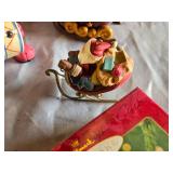 Lot of Christmas Ornaments Including Hallmark Jeep Wrangler Sport 4.0 L and Various Decor