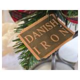 Danish Iron Candle Holder with Boxed Ball Candles