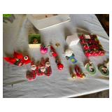 Assorted Christmas Ornaments and Decorations including Hallmark Keepsake Collection