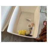 Cabbage Patch Kids Dolls and Accessories Lot including Large Doll, Two Mini Dolls, and Accessories