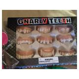 Glow in the Dark Beads, Gnarly Teeth, Angry Birds Plush Toys, and Assorted Craft Supplies